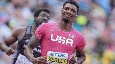 Fred Kerley - Marvin Bracy - Fred Kerley leads U.S. medals sweep of men’s 100m at track worlds - nbcsports.com - Usa -  Tokyo -  Virginia - state Oregon - state Texas