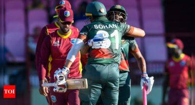 West Indies - Nicholas Pooran - Tamim Iqbal - Bangladesh sweep ODI series with four-wicket win over West Indies - timesofindia.indiatimes.com - Bangladesh - Guyana