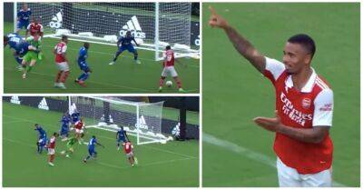Gabriel Jesus goal: Arsenal striker scores brilliantly vs Everton