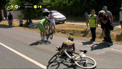 Jonas Vingegaard - Robbie Macewen - Jumbo-Visma's Steven Kruijswijk out of Tour de France after suffering horror shoulder injury - eurosport.com - France