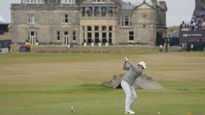 Rory Macilroy - Viktor Hovland - Cameron Smith - Abraham Ancer - McIlroy takes Open lead with nine to play - channelnewsasia.com - Britain - Scotland - Usa - Australia - Mexico - Thailand - county Andrews - parish Cameron - county Young