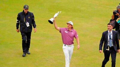 Nick Kyrgios - Rory Macilroy - Viktor Hovland - Greg Norman - 'Jeez, what a week' - Aussie Smith savours awesome triumph - channelnewsasia.com - Britain - Scotland - Australia - county Norman - county Andrews - county Smith - parish Cameron