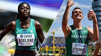 Adeleke & O'Donnell make World semi-finals in Oregon - rte.ie - Ireland - state Oregon - Dominican Republic