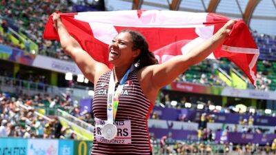 Camryn Rogers captures historic hammer throw silver for Canada's 1st medal at 2022 world championships - cbc.ca - Canada - state Oregon -  Eugene