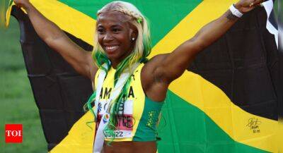 Fred Kerley - Elaine Thompson-Herah - History-making Shelley-Ann Fraser-Pryce bags fifth 100m title, US win four crowns - timesofindia.indiatimes.com - Usa - Jamaica