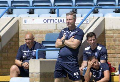 Reaction from Gillingham manager Neil Harris after their 2-1 defeat against Portsmouth in pre-season friendly at Priestfield