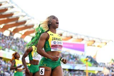 Fred Kerley - Elaine Thompson-Herah - History-making Fraser-Pryce bags fifth 100m title, US win four crowns - news24.com - Usa - Jamaica -  Eugene