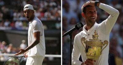 Novak Djokovic 'was scared' by Nick Kyrgios tactics which led to Wimbledon final errors