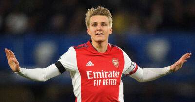 Mikel Arteta - Martin Odegaard - Alexandre Lacazette - Granit Xhaka - Watch: Martin Odegaard stuns with jaw-dropping turn in Arsenal session - msn.com - Usa - Norway -  Baltimore