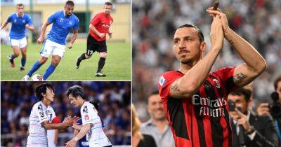 Footballers from the 90s still playing including Zlatan, Nakamura, Buffon & Miura