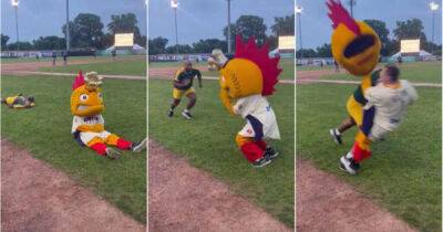 AJ Dillon: Green Bay Packers RB smokes mascot with insane hit during charity game - msn.com - state Wisconsin -  Baltimore