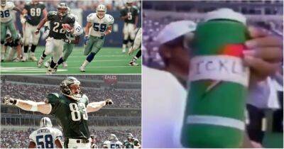 The Philadelphia Eagles had a bizarre method to help beat the heat v the Cowboys in 2000