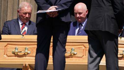 Rangers players past and present pay respects at Andy Goram’s funeral