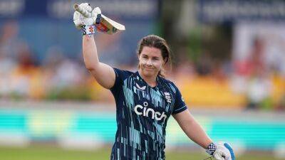 Nat Sciver - Tammy Beaumont - Danni Wyatt - Sophia Dunkley - Laura Wolvaardt - Chloe Tryon - Tammy Beaumont hits superb century as England hammer South Africa in third ODI - bt.com - South Africa