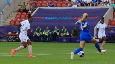 France score fastest goal of Women's Euro 2022 to knock Iceland out