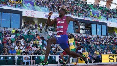 Lyles puts 200m field on notice with red-hot heat