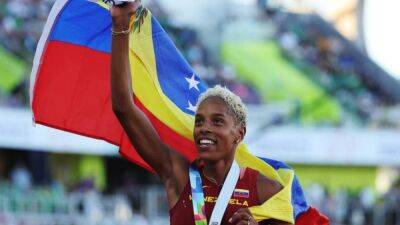 Rojas collects third straight triple jump world title - channelnewsasia.com - Usa - Venezuela - Jamaica - county Franklin
