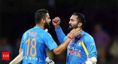 You can never rule out a player of Virat Kohli's calibre: Dinesh Karthik