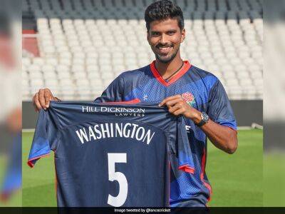 Royal London I (I) - Washington Sundar Set For County Championship Debut For Lancashire - sports.ndtv.com - Manchester - Washington -  Washington