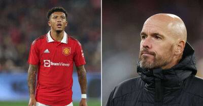 Jadon Sancho - Erik ten Hag responds to video footage of him criticising Jadon Sancho in training - msn.com - Manchester -  Sancho - Thailand