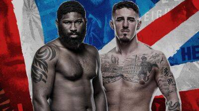 Francis Ngannou - Tom Aspinall - Curtis Blaydes - UFC London Blaydes vs Aspinall: What's the Tale of the Tape for this huge fight? - givemesport.com - Britain
