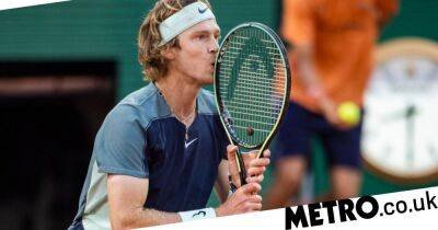 Angry Russian tennis star Andrey Rublev hits out at Wimbledon chiefs over 2022 ban