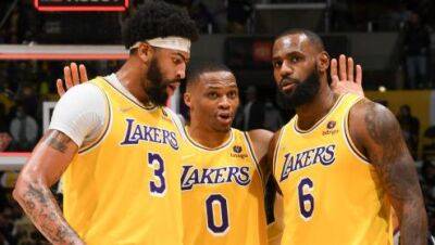 Report: Lakers’ Westbrook, LeBron, Davis talk on phone, vow to “make it work”