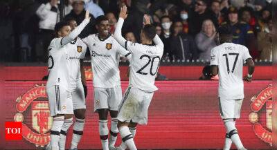 Anthony Martial - Marcus Rashford - Jadon Sancho - David De-Gea - Diogo Dalot - Jack Butland - Joel Ward - Martial on target again as Manchester United down Crystal Palace 3-1 - timesofindia.indiatimes.com - Manchester - France - Australia -  Sancho -  Bangkok