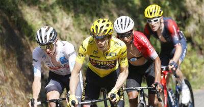 Tadej Pogacar - Geraint Thomas - Hugo Houle - Sepp Kuss - Jonas Vingegaard - Geraint Thomas survives scare to stay in contention after Hugo Houle takes shock stage win at Tour de France - msn.com - France - Usa - Canada - Israel
