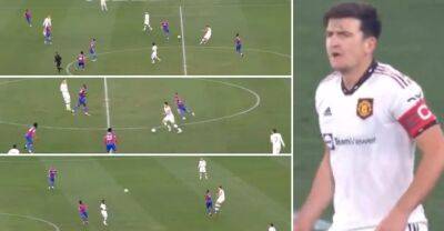 Man Utd: Harry Maguire's highlights vs Palace catch the eye amid booing