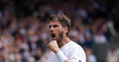 Cameron Norrie - Steve Johnson - Cameron Norrie buoyed by ‘funny’ football-style chants during Wimbledon win - msn.com - Britain - county Johnson