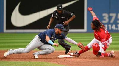 Vladimir Guerrero-Junior - Bo Bichette - Lourdes Gurriel-Junior - Alejandro Kirk - Guerrero drives in 3 to lead Blue Jays to rout of Rays on Canada Day - cbc.ca - Canada - county Buffalo - state New York - county Bay