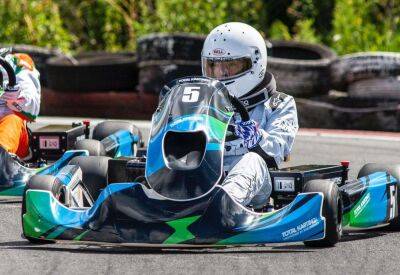 Marden's William Sparrow showing title intent in ex-Ferrari Formula 1 engineer Rob Smedley's Total Karting Zero Electric Southern Series
