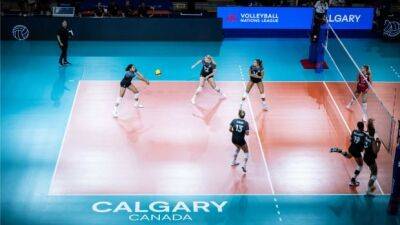 Canada's women's volleyball team falls to Serbia at Volleyball Nations League