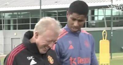 Rashford and McClaren on good terms plus two more moments missed in Manchester United training