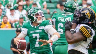 After one-sided loss in Montreal, Riders look to rebound at home against Alouettes - tsn.ca - county Evans