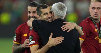 Henrikh Mkhitaryan singles out ex-Man United manager Jose Mourinho in Roma thank you message