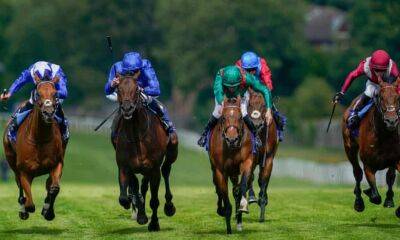 Vadeni charges to Coral-Eclipse success in blanket finish at Sandown