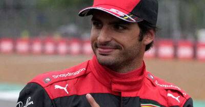 Sainz snatches first F1 pole from Verstappen in wet British GP Qualy