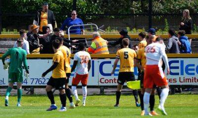 Fighting fans mar Blackpool’s pre-season friendly win at Southport