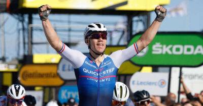 Tour de France 2022: Fabio Jakobsen wins stage two after late crash – live!