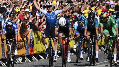 Fabio Jakobsen holds nerve to claim maiden Tour de France stage win