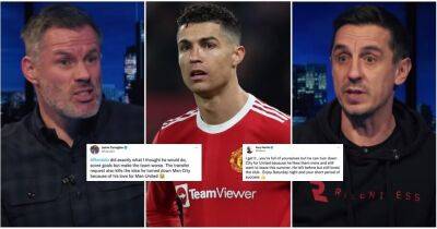 Cristiano Ronaldo: Carragher and Neville battle it out on Twitter after huge Man Utd news