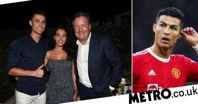 ‘Mentally he’s already left’ – Piers Morgan expects Cristiano Ronaldo to leave Manchester United and join ‘surprising’ club after speaking to striker