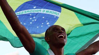 Karsten Warholm - Brazil's dos Santos wins 400m hurdles world final, Warholm denied - channelnewsasia.com - Brazil - Usa - Norway -  Santos -  Tokyo - state Oregon