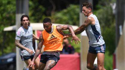 Gabriel Jesus, Bukayo Saka and Martin Odegaard train with Arsenal in Florida - in pictures