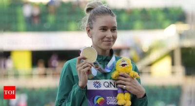 World Athletics Championships: Aussie Eleanor Patterson soars to high jump gold