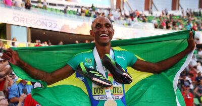 Karsten Warholm - Athletics-Brazil's dos Santos wins 400m hurdles world final, Warholm denied - msn.com - Brazil - Usa - Norway -  Santos -  Tokyo - state Oregon