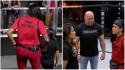 Dana White - Julianna Pena - Amanda Nunes - UFC 277: Amanda Nunes gets intense during Julianna Pena face-off - givemesport.com - county Dallas