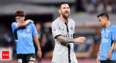 Lionel Messi - Christophe Galtier - Arnaud Kalimuendo - Messi scores as PSG labour past Japan's Kawasaki - timesofindia.indiatimes.com - Brazil - Argentina - Japan -  Tokyo - Thailand